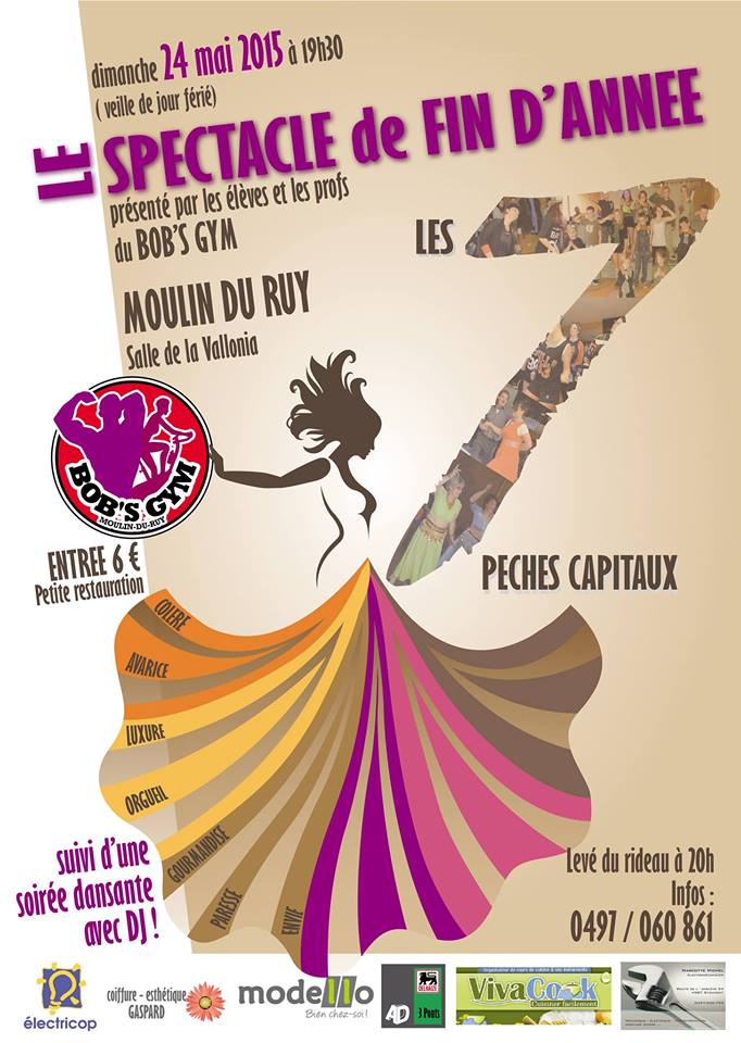 Spectacle de fin d'année " Les 7 péchés capitaux "
à moulinduruy